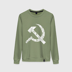 Женский свитшот Серп и молот символ