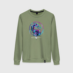 Женский свитшот Мортал Комбат Саб-Зиро эмблема