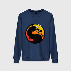 Женский свитшот Mortal kombat logo