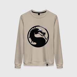 Женский свитшот Смертельная битва - логотип