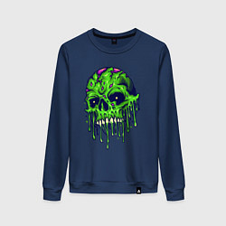 Женский свитшот Green skull