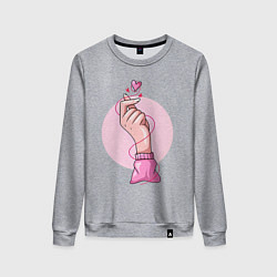 Женский свитшот Сердечко