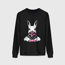 Женский свитшот Череп - кролик