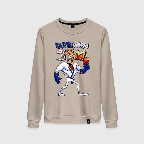 Женский свитшот Sega Jim / Миндальный – фото 1