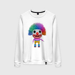 Женский свитшот Cartoon clown colorful