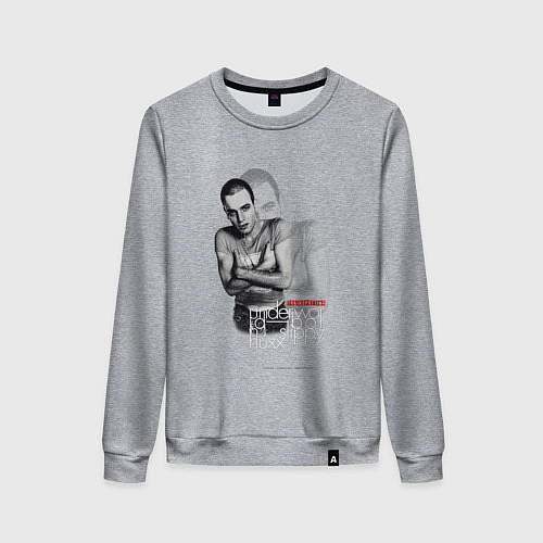 Женский свитшот Underworld - trainspotting born slippy / Меланж – фото 1