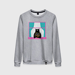 Женский свитшот Мишка в окошке