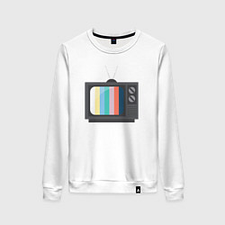 Женский свитшот Old television