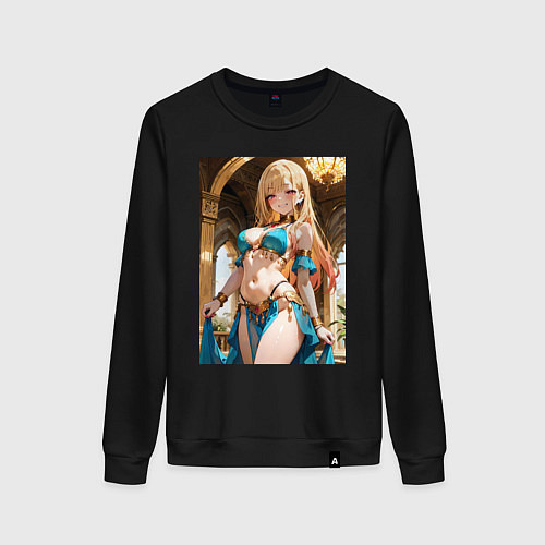 Женский свитшот Марин Китагава косплей восточный танец / Черный – фото 1