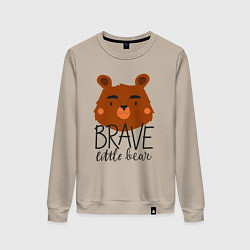 Женский свитшот Храбрый маленький мишка
