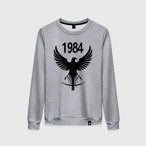 Женский свитшот Орёл 1984 / Меланж – фото 1