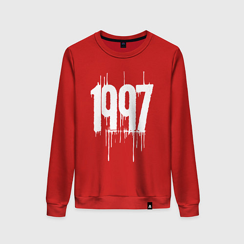 Женский свитшот Ретро-стиль 1997 года / Красный – фото 1