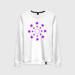 Женский свитшот Звезды кругом