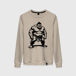 Женский свитшот Грозный сумоист