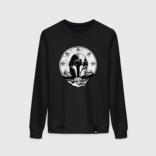 Женский свитшот The Mandalorian / Черный – фото 1