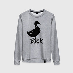 Женский свитшот Граффити утка