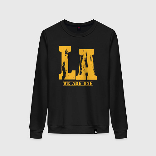 Женский свитшот Lakers - мы едины / Черный – фото 1