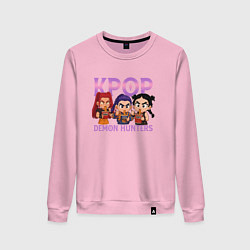 Женский свитшот Кей-поп-охотницы на демонов чиби