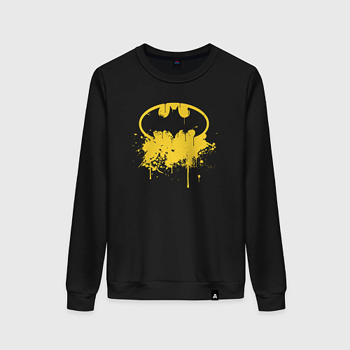 Женский свитшот Batman splash / Черный – фото 1
