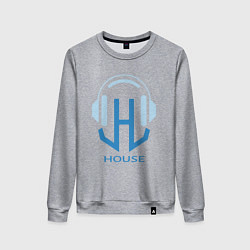 Женский свитшот Логотип House Music