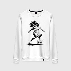 Женский свитшот Футбольная атака аниме