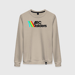 Свитшот хлопковый женский ARC Raiders - Атмосфера ретро-будущего, цвет: миндальный