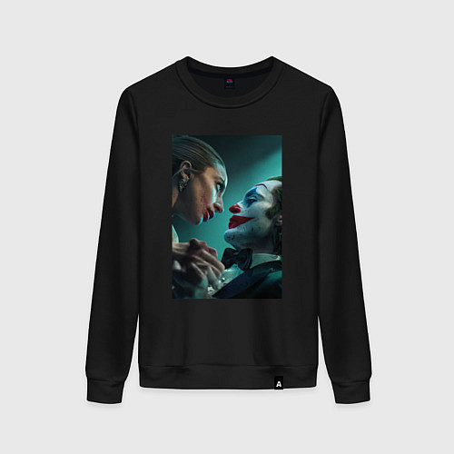 Женский свитшот Джокер и Харли Квинн / Черный – фото 1