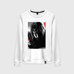 Свитшот хлопковый женский John Wick killer, цвет: белый