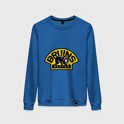 Свитшот хлопковый женский HC Boston Bruins Label, цвет: синий