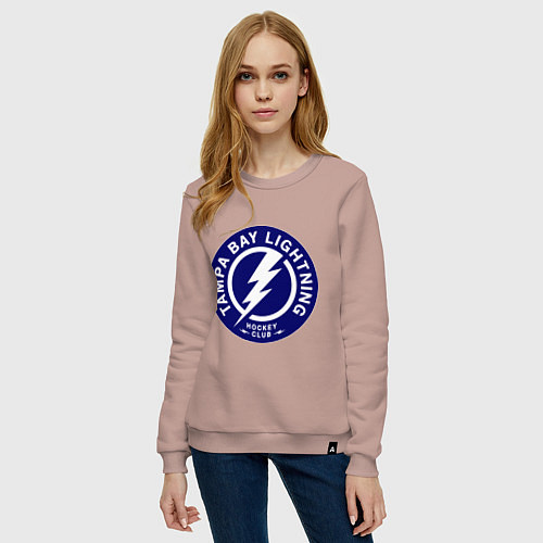 Женский свитшот HC Tampa Bay Lightning / Пыльно-розовый – фото 3
