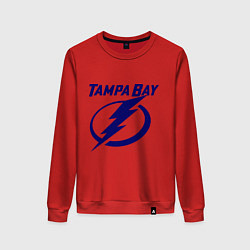 Свитшот хлопковый женский HC Tampa Bay, цвет: красный