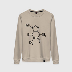 Женский свитшот Кофеин формула