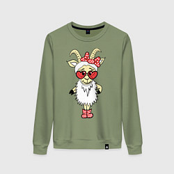 Женский свитшот Козочка