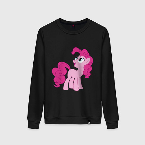 Женский свитшот Пони Пинки Пай / Черный – фото 1