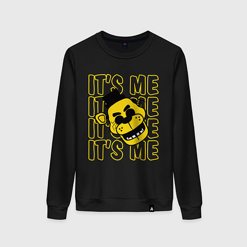 Женский свитшот It's me Freddy / Черный – фото 1