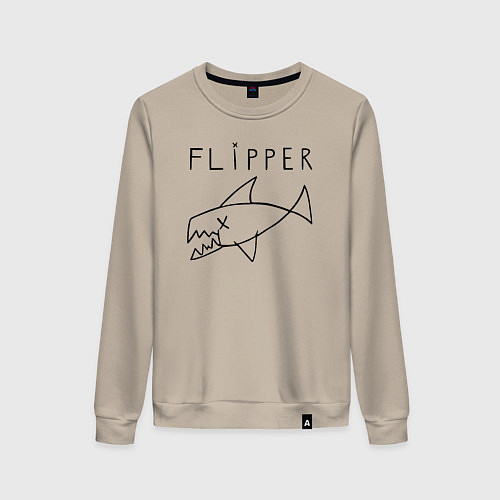 Женский свитшот Flipper / Миндальный – фото 1