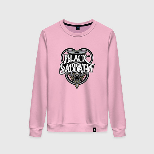 Женский свитшот Black Sabbath / Светло-розовый – фото 1