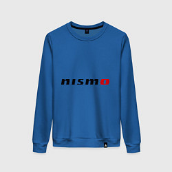 Свитшот хлопковый женский Nismo, цвет: синий