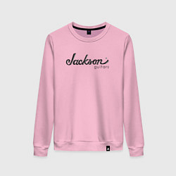 Свитшот хлопковый женский Jackson Guitars, цвет: светло-розовый