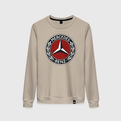 Женский свитшот Mercedes-Benz / Миндальный – фото 1