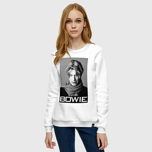 Женский свитшот Bowie Legend / Белый – фото 3