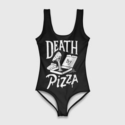 Женский купальник-боди Death By Pizza