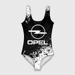 Женский купальник-боди Opel: Black Spray
