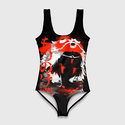 Купальник-боди 3D женский Принцесса Мононоке, цвет: 3D-принт