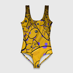 Купальник-боди 3D женский Nessy, цвет: 3D-принт