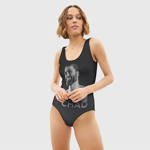 Женский купальник-боди Giga Chad / 3D-принт – фото 3