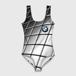 Купальник-боди 3D женский BMW pattern 2022, цвет: 3D-принт