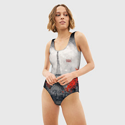 Купальник-боди 3D женский PARIS, цвет: 3D-принт — фото 2