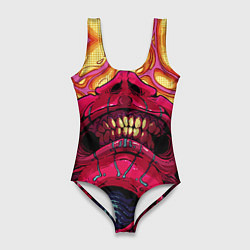 Женский купальник-боди КС ГО СКИН CS GO SKIN ЧЕЛЮСТИ