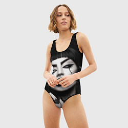 Купальник-боди 3D женский Девушка - вампир, цвет: 3D-принт — фото 2